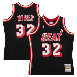 Harold Miner Miami Heat 1992/93 Hardwood Classics Swingman Throwback Jersey Black