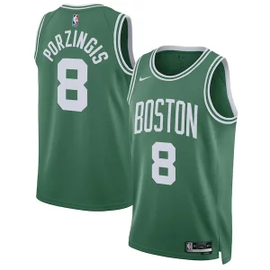 Kristaps Porzingis Boston Celtics Nike Unisex Swingman Jersey Icon Edition Kelly Green