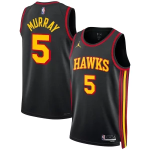 Dejounte Murray Atlanta Hawks Jordan Brand Unisex Swingman Jersey Statement Edition Black