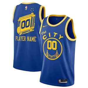 Golden State Warriors Nike 2020/21 Hardwood Classics Swingman Custom Jersey Blue