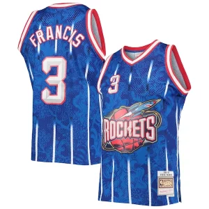 Steve Francis Houston Rockets Hardwood Classics 1999/00 Lunar New Year Swingman Jersey Blue
