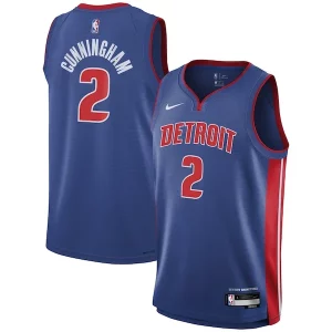Cade Cunningham Detroit Pistons Nike Youth Swingman Jersey Icon Edition Blue