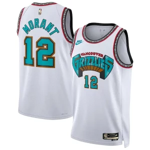 Ja Morant Memphis Grizzlies Nike Unisex 2024/25 Swingman Jersey White Classic Edition