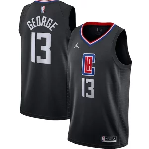 Paul George LA Clippers Jordan Brand 2020/21 Swingman Jersey Statement Edition Black