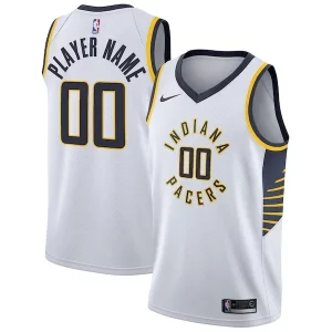 Indiana Pacers Nike 2020/21 Swingman Custom Jersey Association Edition White
