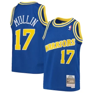 Chris Mullin Golden State Warriors Youth 1993/94 Hardwood Classics Swingman Jersey Royal