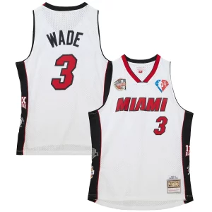 Dwyane Wade Miami Heat Unisex Hall of Fame Class of 2023 Throwback Swingman Jersey White