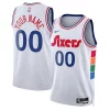 Philadelphia 76ers Nike Unisex 2024/25 Custom Swingman Jersey City Edition White