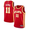 Trae Young Atlanta Hawks Nike Youth Swingman Jersey Icon Edition Red