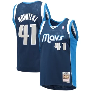 Dirk Nowitzki Dallas Mavericks 2011/12 Hardwood Classics Swingman Jersey Navy