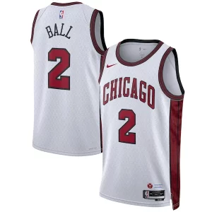 Lonzo Ball Chicago Bulls Nike Unisex 2022/23 Swingman Jersey City Edition White
