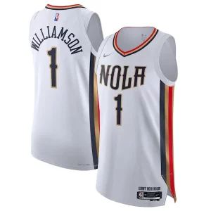 Zion Williamson New Orleans Pelicans Nike 2021/22 Swingman Jersey City Edition White