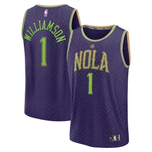 Zion Williamson New Orleans Pelicans 2024/25 Fast Break Player Jersey City Edition Purple