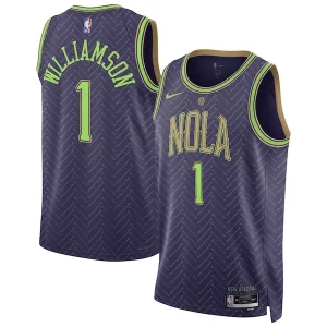 Zion Williamson New Orleans Pelicans Nike Unisex 2024/25 Swingman Player Jersey City Edition Purple