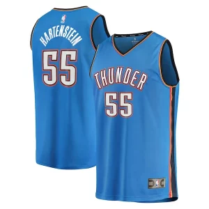 Isaiah Hartenstein Oklahoma City Thunder Youth Fast Break Replica Player Jersey Icon Edition Blue