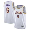 LeBron James Los Angeles Lakers Nike Youth Performance Swingman Jersey Association Edition White