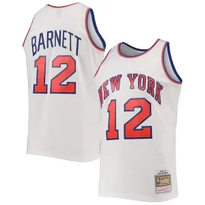 Dick Barnett New York Knicks 1969/70 Hardwood Classics Swingman Jersey White
