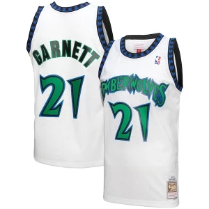 Kevin Garnett Minnesota Timberwolves 1997-98 Hardwood Classics Reload 3.0 Swingman Jersey White
