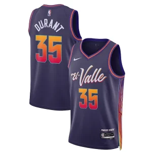 Kevin Durant Phoenix Suns Nike Unisex 2023/24 Swingman Jersey Purple City Edition