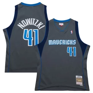 Dirk Nowitzki Dallas Mavericks 2003/04 Hardwood Classics Swingman Jersey Gray