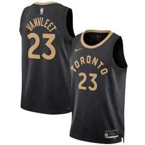 Fred VanVleet Toronto Raptors Nike Unisex 2022/23 Swingman Jersey City Edition Black