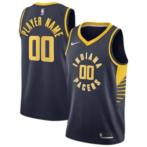 Indiana Pacers Nike Swingman Custom Jersey Navy Icon Edition