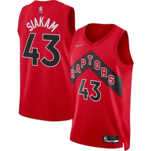 Pascal Siakam Toronto Raptors Nike 2021/22 Diamond Swingman Jersey Icon Edition Red