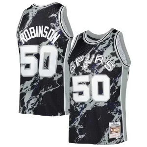 David Robinson San Antonio Spurs 1998/99 Hardwood Classics Marble Swingman Jersey Black