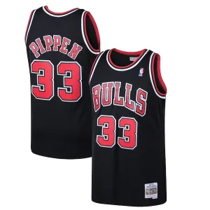 Scottie Pippen Chicago Bulls 1997/98 Hardwood Classics Swingman Jersey Black/White