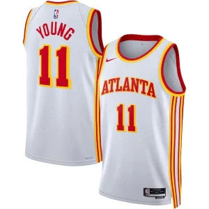 Trae Young Atlanta Hawks Nike Unisex Swingman Jersey Association Edition White/Red