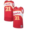 Dominique Wilkins Atlanta Hawks 1986/87 Hardwood Classics Swingman Jersey Red