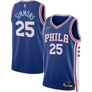 Ben Simmons Philadelphia 76ers Nike 2021/22 Diamond Swingman Jersey Icon Edition Royal
