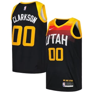 Jordan Clarkson Utah Jazz Nike Swingman Player Jersey City Edition Black