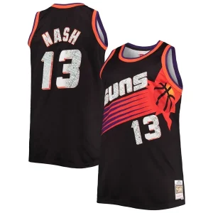 Steve Nash Phoenix Suns Big & Tall 1996/97 NBA 75th Anniversary Diamond Swingman Jersey Black
