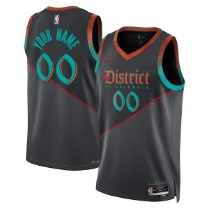 Washington Wizards Nike Unisex 2023/24 Custom Swingman Jersey Black City Edition