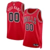 Chicago Bulls Nike Unisex Swingman Custom Jersey Red Icon Edition