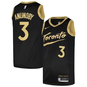 OG Anunoby Toronto Raptors Nike Swingman Player Jersey City Edition Black