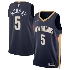 Dejounte Murray New Orleans Pelicans Nike Unisex 2024 Offseason Addition Nike Swingman Jersey Navy