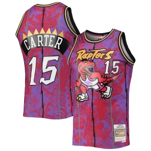 Vince Carter Toronto Raptors Hardwood Classics 1998/99 Lunar New Year Swingman Jersey Purple