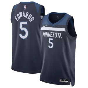Anthony Edwards Minnesota Timberwolves Nike Unisex Swingman Jersey Icon Edition Navy