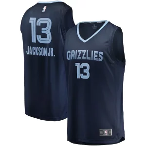 Jaren Jackson Jr. Memphis Grizzlies Replica Fast Break Jersey Navy Icon Edition