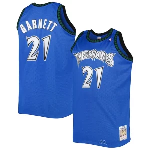 Kevin Garnett Minnesota Timberwolves Big & Tall Hardwood Classics 2003/04 Swingman Jersey Blue