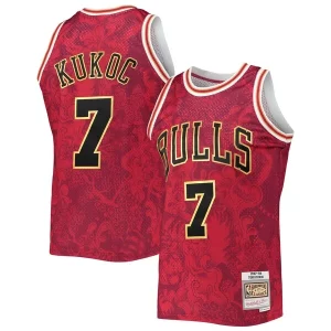 Toni Kukoc Chicago Bulls Hardwood Classics 1997/98 Lunar New Year Swingman Jersey Red