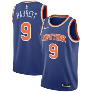 RJ Barrett New York Knicks Nike Swingman Jersey Blue Icon Edition