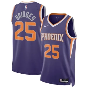 Mikal Bridges Phoenix Suns Nike Unisex Swingman Jersey Icon Edition Purple/White
