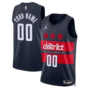 Washington Wizards Jordan Brand Unisex 2024/25 Custom Swingman Jersey Statement Edition Navy