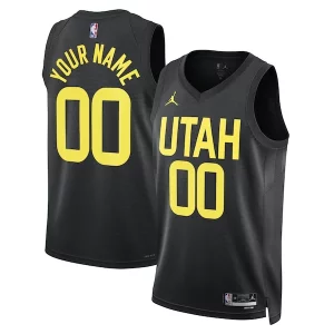 Utah Jazz Jordan Brand Unisex 2022/23 Swingman Custom Jersey Statement Edition Black