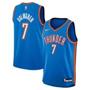 Chet Holmgren Oklahoma City Thunder Nike Youth Swingman Jersey Icon Edition Blue