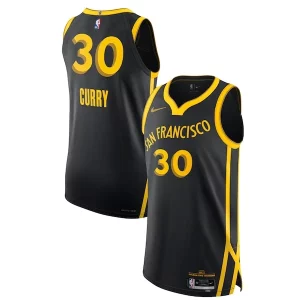 Nike Stephen Curry Golden State Warriors Authentic Jersey City Edition Black