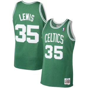 Reggie Lewis Boston Celtics 1987/88 Hardwood Classics Swingman Jersey Kelly Green
